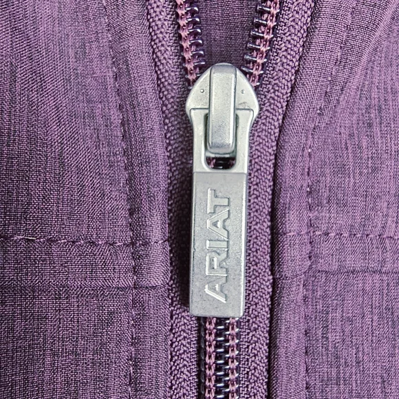 Ariat Women's New Team Softshell Jacket - Mulberry Heather - XXL - Picture 13 of 16